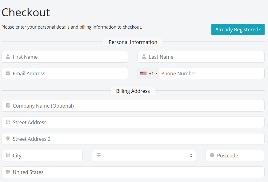 LumisCloud account login and order summary