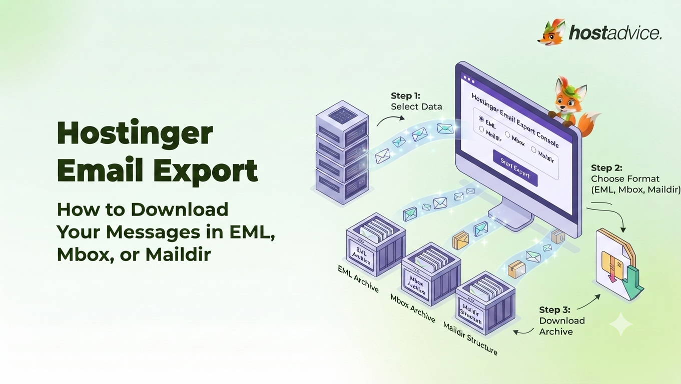 Hostinger Email Export: How to Download Your Messages in EML, Mbox, or Maildir