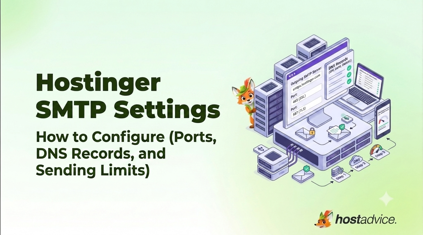 How to Configure Hostinger SMTP Settings (Ports, DNS Records, and Sending Limits)