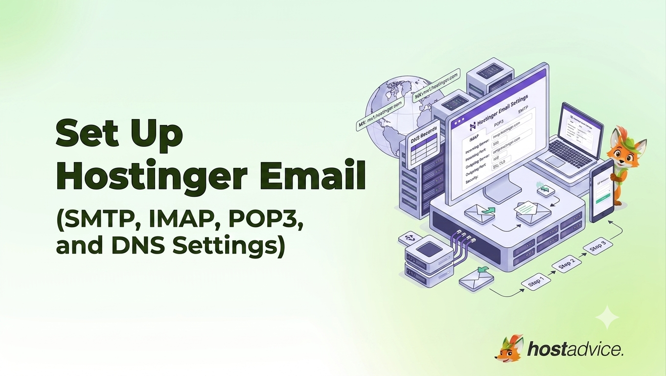 How to Set Up Hostinger Email (SMTP, IMAP, POP3, and DNS Settings)