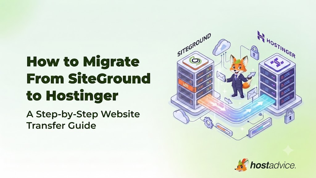 Migrate From SiteGround to Hostinger