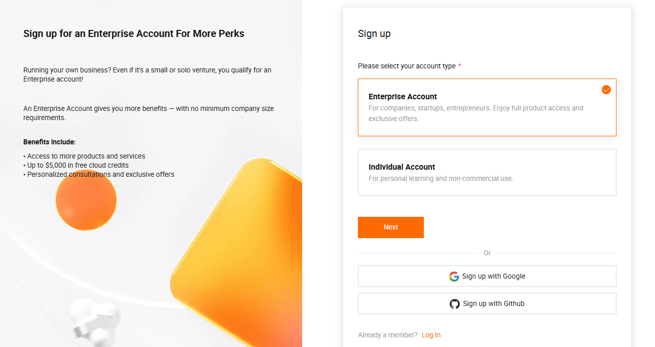 قسائم Alibaba Cloud