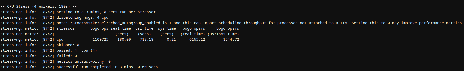 Hostinger MERN VPS CPU stress test results
