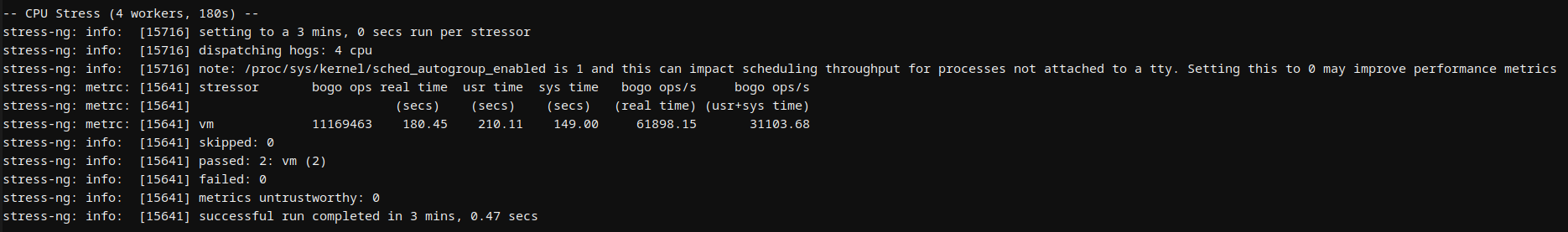 Hostinger Odoo VPS CPU stress test results