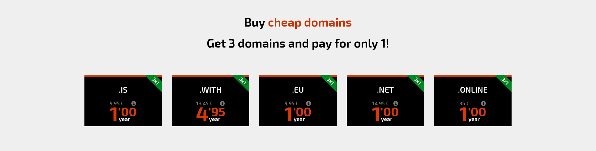 Piensa Solutions domain registration promotion page