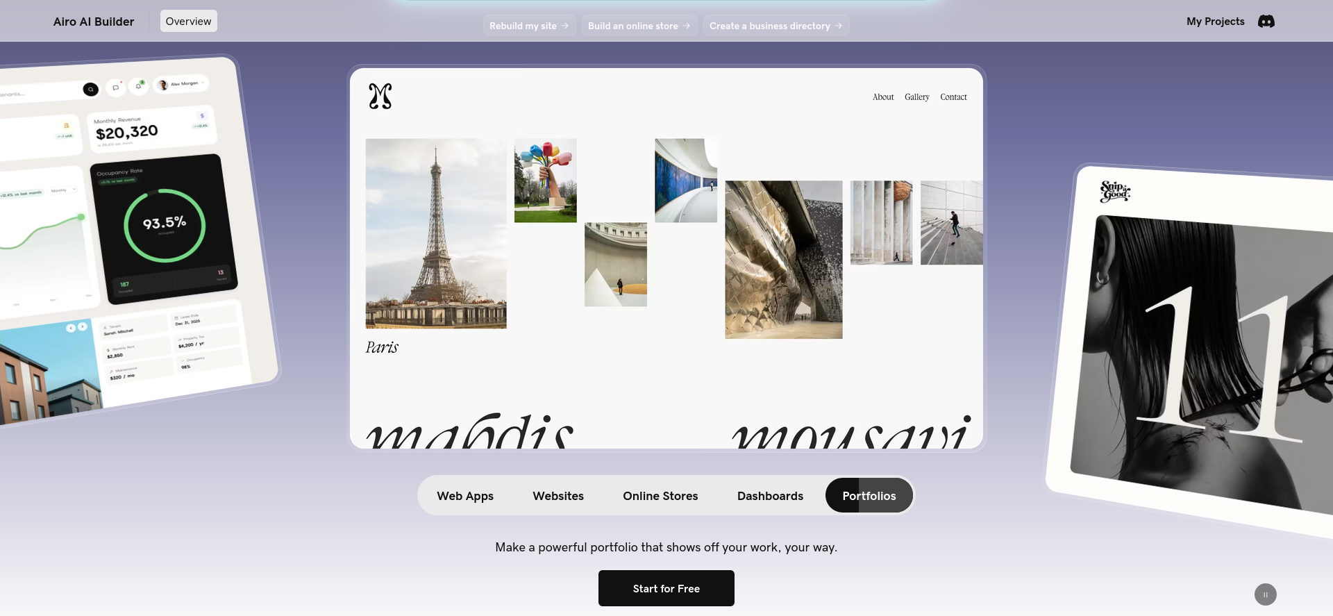 GoDaddy Airo AI Builder for web apps and websites