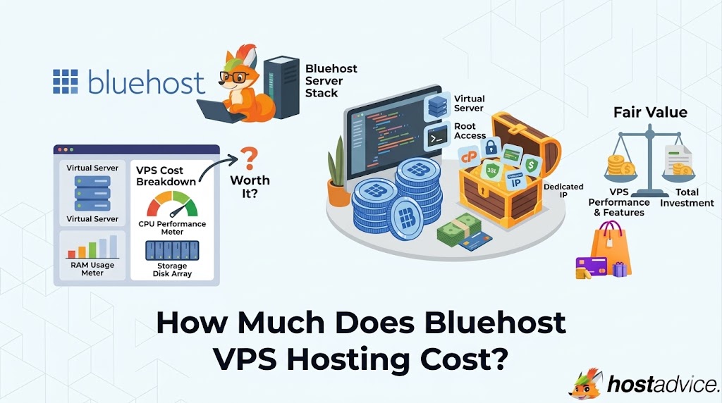 Bluehost vps hosting cost