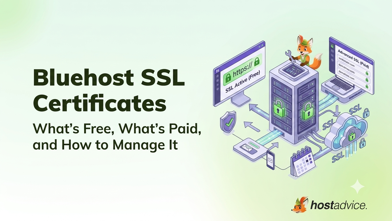 Bluehost SSL certificate