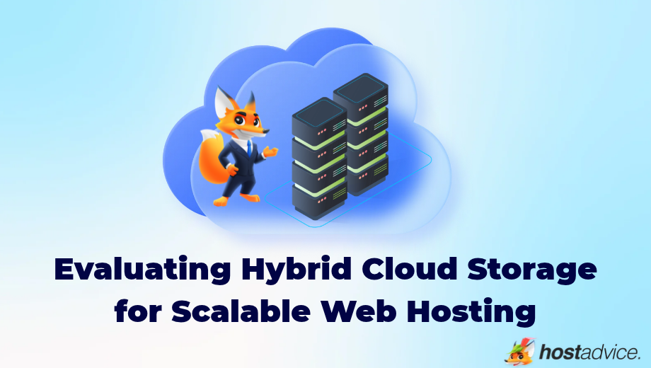 Evaluating Hybrid Cloud Storage for Scalable Web Hosting