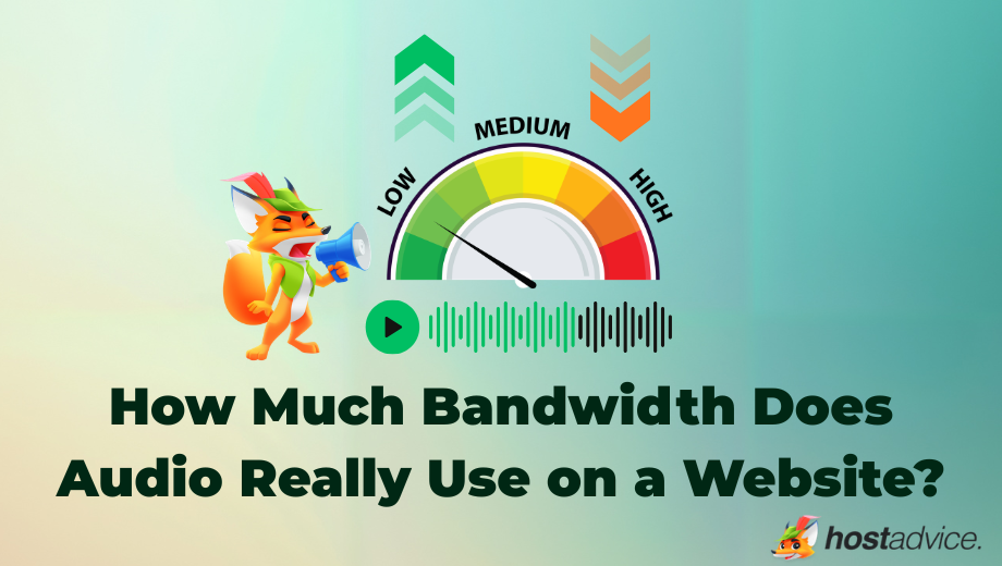How Much Bandwidth Does Audio Really Use on a Website