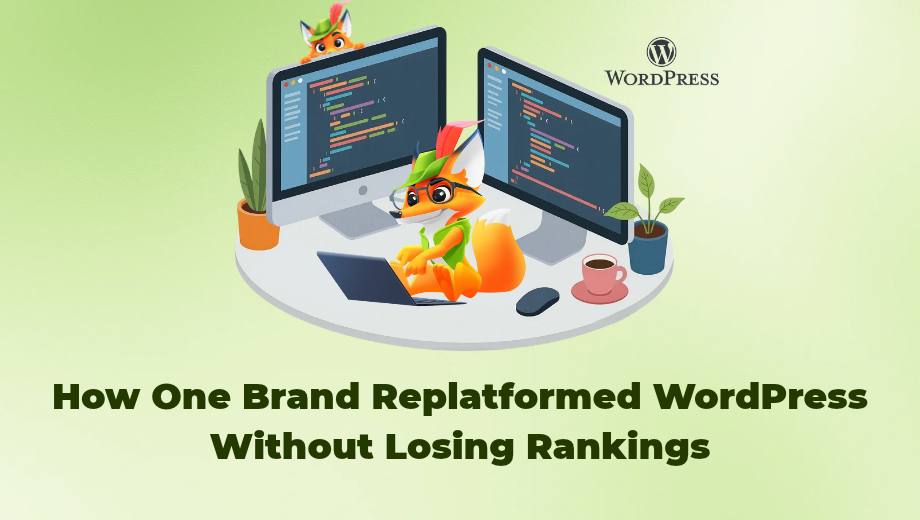 How One Brand Replatformed WordPress Without Losing Rankings