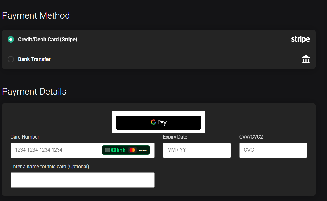 Antihost payment methods and checkout