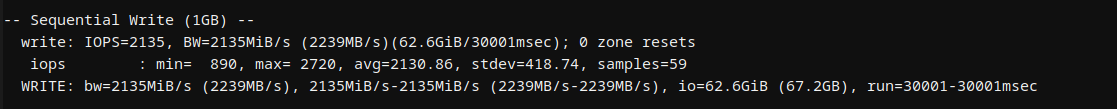 Bluehost Hermes Agent sequential disk write benchmark results