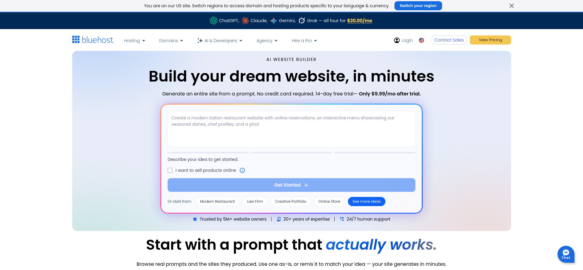 bluehost vs elementor