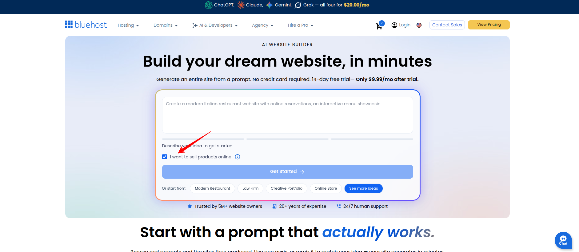 bluehost vs elementor