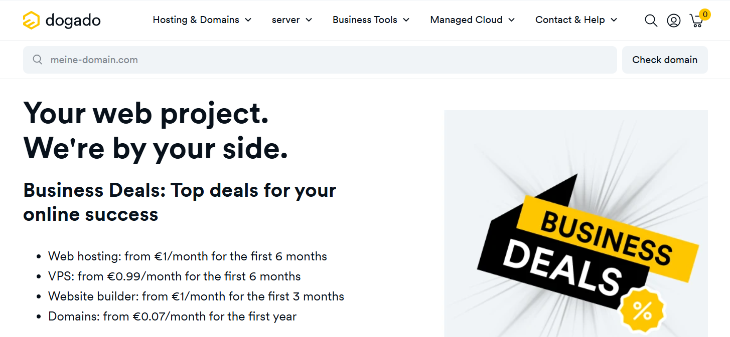 Dogado coupon offers and hosting promotions