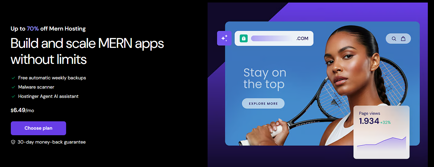 Hostinger MERN Hosting Coupon