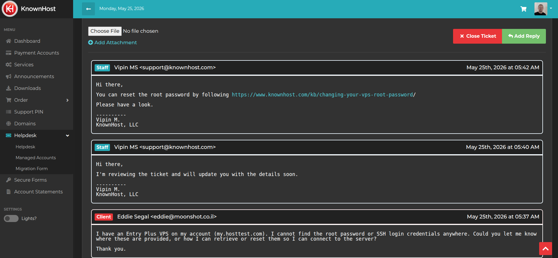 knownhost vs bluehost