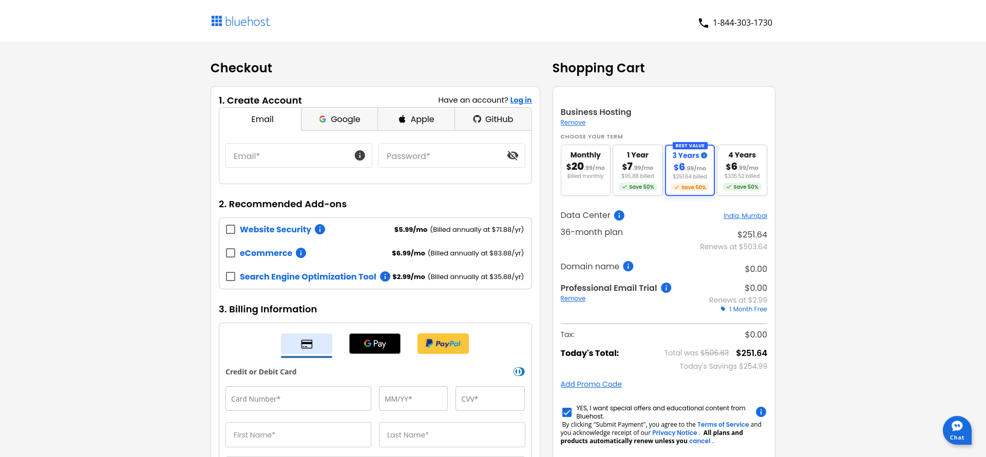 knownhost vs bluehost