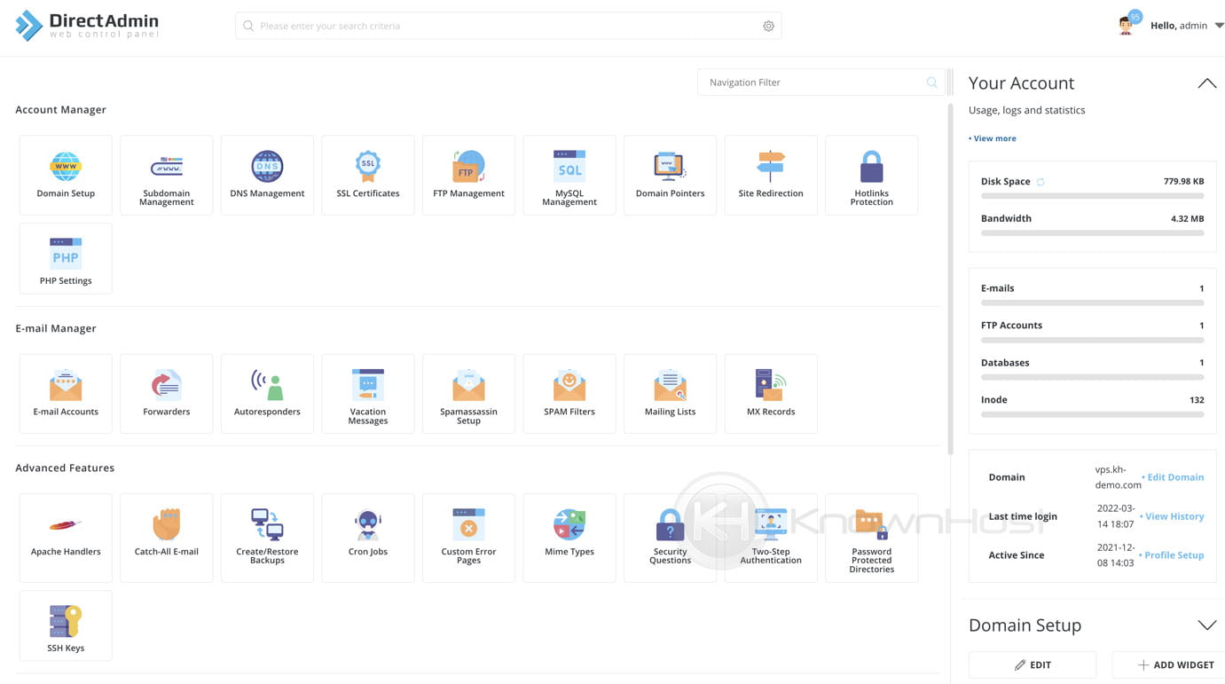 knownhost vs bluehost