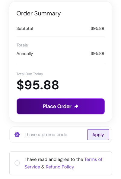LumaDock promo code and coupon code field at checkout