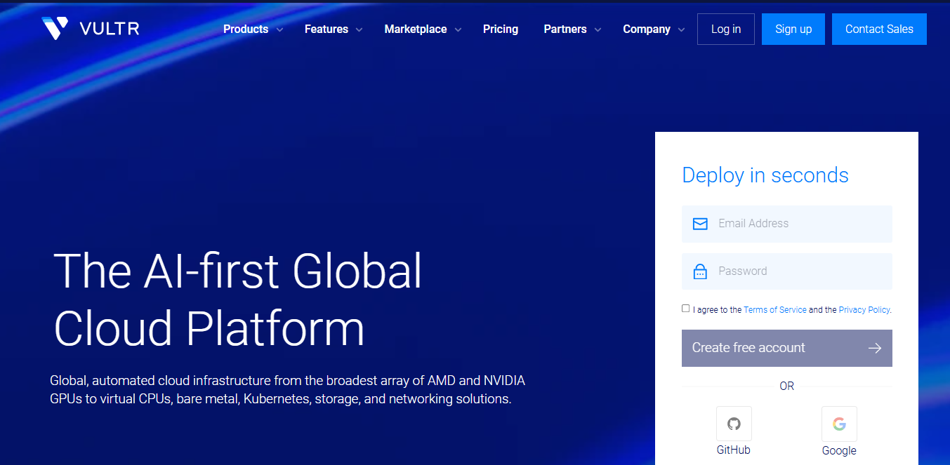Vultr coupon code and deal options