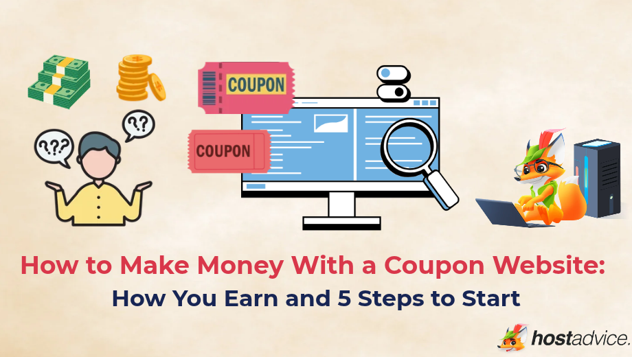 How to Make Money With a Coupon Website_ How You Earn and 5 Steps to Start banner