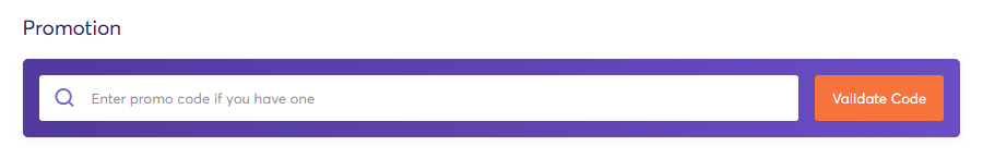 ChemiCloud checkout promotion field for entering and validating Christmas coupon codes